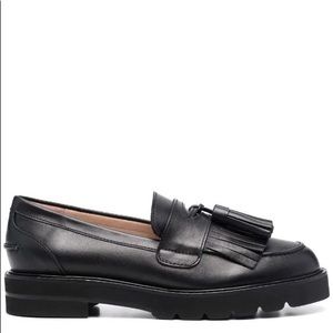 Stuart Weitzman Mila Lift Leather Loafers- Current Style